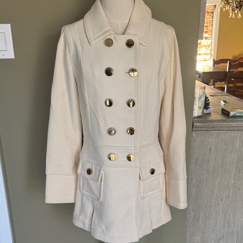Express Elegant Cream Women's Coat